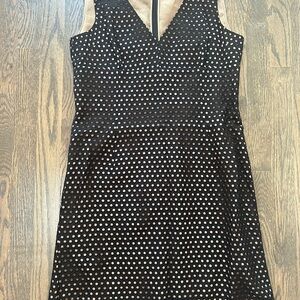 Tory Burch Black and Tan Mini Dress